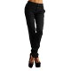 Casual Women Slim High Waist Solid Pattern Pencil Pants