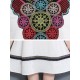 Casual Women Embroidery Dress Sleeveless A Line Cotton Linen Dresses