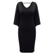 Elegant Women Butterfly Backless Bodycon Party Cape Pencil Dress