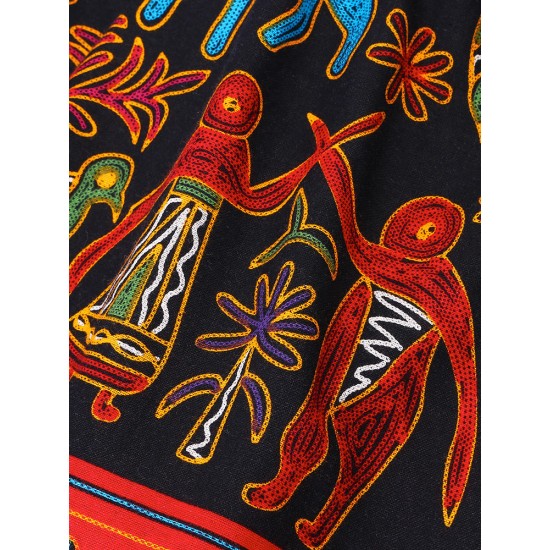 O-NEWE M-5XL Casual Women Ethnic Style Print Skirt O-NEWE M-5XL Casual Women Ethnic Style Print Skirt