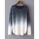 Casaul Women Gradient O-Neck Long Sleeve Sweaters Casaul Women Gradient O-Neck Long Sleeve Sweaters