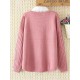 Casual  Women Fake Two-piece Knit Sweaters