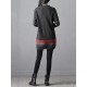 Casual Women Stripe High Collar Sweater