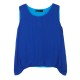 L-5XL Casual Lady Soft Reversible Layer Solid Sleeveless Tank Tops