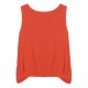 L-5XL Casual Lady Soft Reversible Layer Solid Sleeveless Tank Tops