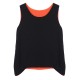 L-5XL Casual Lady Soft Reversible Layer Solid Sleeveless Tank Tops