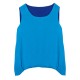 L-5XL Casual Lady Soft Reversible Layer Solid Sleeveless Tank Tops