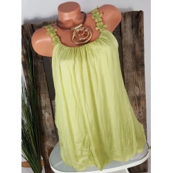 Plus Size Solid Color Rayon Sleeveless Tank Tops