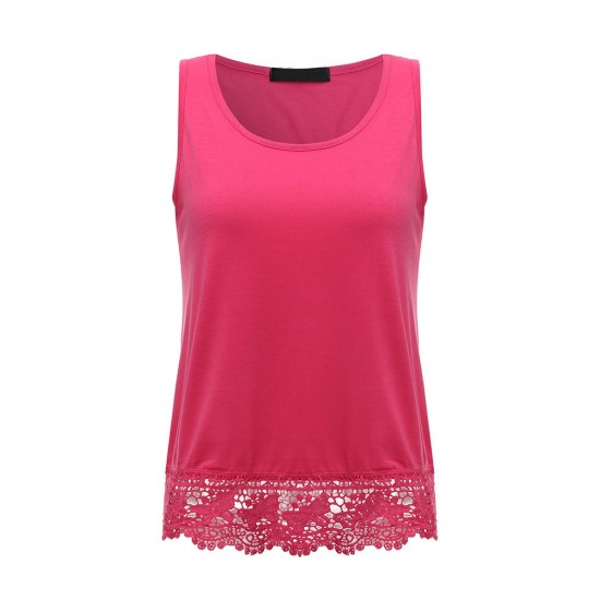 Sexy Women Lace Patchwork Tank Tops