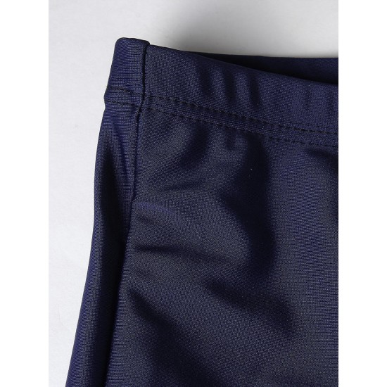 Comfy Mid Waist Boyshorts Elastic Fitness Safety Swimwear Bottom Comfy Mid Waist Boyshorts Elastic Fitness Safety Swimwear Bottom
