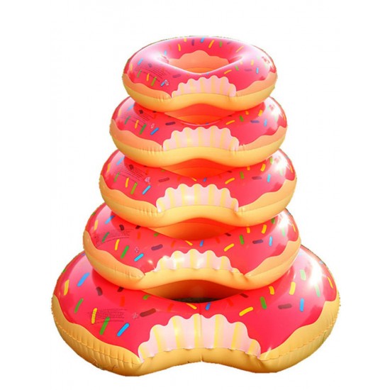 Cute Dessert Donuts Shape Pool Floats Inflatable Swimming Laps Life Buoy Cute Dessert Donuts Shape Pool Floats Inflatable Swimming Laps Life Buoy