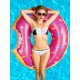 Cute Dessert Donuts Shape Pool Floats Inflatable Swimming Laps Life Buoy