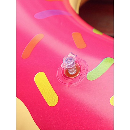 Cute Dessert Donuts Shape Pool Floats Inflatable Swimming Laps Life Buoy