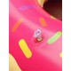 Cute Dessert Donuts Shape Pool Floats Inflatable Swimming Laps Life Buoy