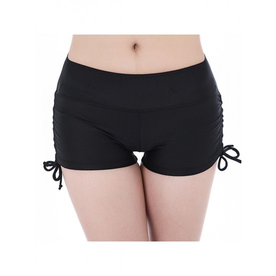 DAISSIONI Drawstring Breathable Sport Beach Boyshort