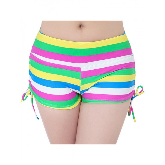 DAISSIONI Drawstring Breathable Sport Beach Boyshort