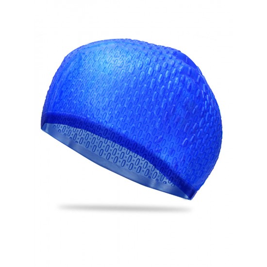 Silica Gel Waterproof Solid Color Non-slip Swimming Cap
