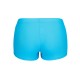 Woman Seamless Mid Waist Swimming Trunks Pure Color Sports Shorts
