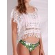 Beach Sexy Tassel Knitting Hollow Summer Cover-Ups Swimsuit For Women Beach Sexy Tassel Knitting Hollow Summer Cover-Ups Swimsuit For Women