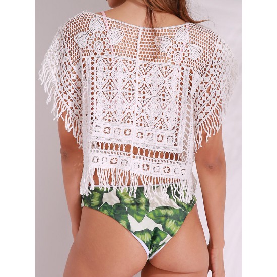 Beach Sexy Tassel Knitting Hollow Summer Cover-Ups Swimsuit For Women Beach Sexy Tassel Knitting Hollow Summer Cover-Ups Swimsuit For Women