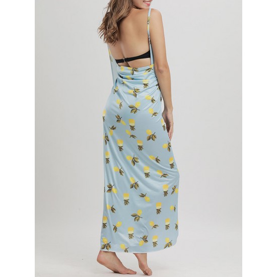 Big Size Multi-way Wear Pineapple Printed Comfort Beachwear Cover Ups Big Size Multi-way Wear Pineapple Printed Comfort Beachwear Cover Ups