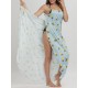 Big Size Multi-way Wear Pineapple Printed Comfort Beachwear Cover Ups