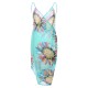 Chiffon Beach Sling Looes Backless Colorful Swimwear Cover-Ups