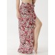 Long Section Conservative Printed Multi-way Wear Beach Dress Cover-Ups