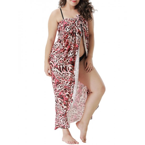 Long Section Conservative Printed Multi-way Wear Beach Dress Cover-Ups Long Section Conservative Printed Multi-way Wear Beach Dress Cover-Ups