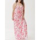 Plus Size Women Soft Printed Multi-way Wear Beach Dress Bathing Cover-Ups Plus Size Women Soft Printed Multi-way Wear Beach Dress Bathing Cover-Ups
