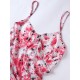 Plus Size Women Soft Printed Multi-way Wear Beach Dress Bathing Cover-Ups Plus Size Women Soft Printed Multi-way Wear Beach Dress Bathing Cover-Ups