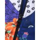 Conservative Printed Padding Long-sleeved Front Zipper Swimsuit Conservative Printed Padding Long-sleeved Front Zipper Swimsuit