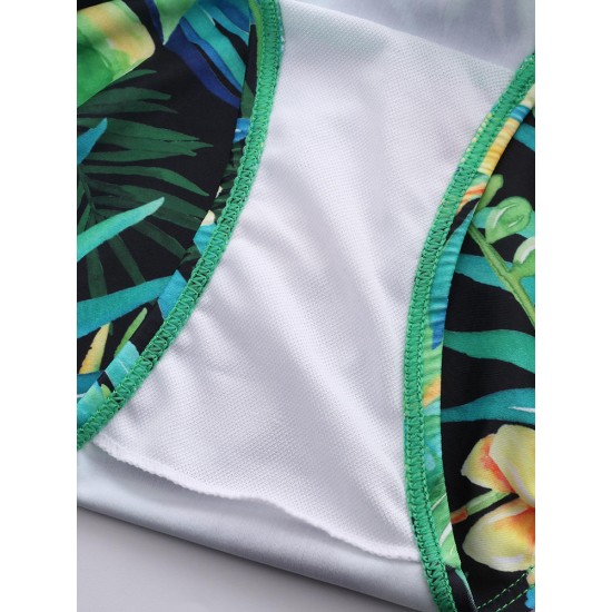 Cover Belly Front Zipper Wireless Printed Diving Suits Women Swimwear Cover Belly Front Zipper Wireless Printed Diving Suits Women Swimwear
