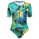 Cover Belly Front Zipper Wireless Printed Diving Suits Women Swimwear Cover Belly Front Zipper Wireless Printed Diving Suits Women Swimwear