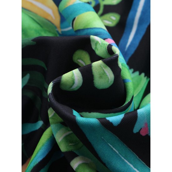 Cover Belly Front Zipper Wireless Printed Diving Suits Women Swimwear Cover Belly Front Zipper Wireless Printed Diving Suits Women Swimwear