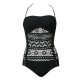 Crochet One Piece Swimsuit Black Backless Siamese Swimsuit For Women Crochet One Piece Swimsuit Black Backless Siamese Swimsuit For Women