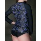 DAISSIONI Long Sleeved High Elasticity Wireless Swimwear Surfing Sunscreen Diving Suit DAISSIONI Long Sleeved High Elasticity Wireless Swimwear Surfing Sunscreen Diving Suit