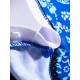 2pcs Printed Padding Wireless Overhead Elastic Bikini Sets