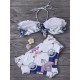 Backless Wireless Padding Bandage Neck Bikini Sets Backless Wireless Padding Bandage Neck Bikini Sets