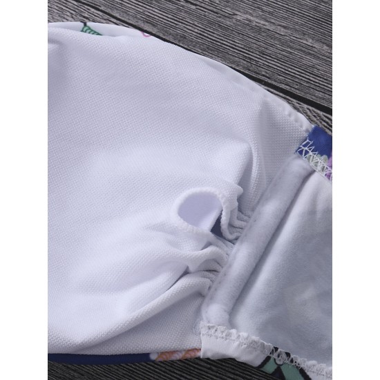 Backless Wireless Padding Bandage Neck Bikini Sets Backless Wireless Padding Bandage Neck Bikini Sets