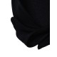 Black Sexy Halter Plunge Three Piece Swimwear Backless Lace-Up Beachsuit Black Sexy Halter Plunge Three Piece Swimwear Backless Lace-Up Beachsuit