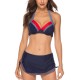 Blue Polka Dot Split Skirt Navy Summer Bikini Blue Polka Dot Split Skirt Navy Summer Bikini
