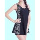 Conservative Cover Belly Slimming Printing Swimdress