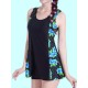 Conservative Cover Belly Slimming Printing Swimdress