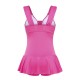 Conservative Push Up Sleeveless Cute Ruffle Wireless One Piece Bathing Suits Swimwear Conservative Push Up Sleeveless Cute Ruffle Wireless One Piece Bathing Suits Swimwear