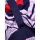 Cosy Wave Printing Ruffle Wireless Short Sleeves Swimdress With Boyshort Cosy Wave Printing Ruffle Wireless Short Sleeves Swimdress With Boyshort