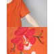 Casual Loose Embroidered O-Neck Short Sleeve Blouse for Women Casual Loose Embroidered O-Neck Short Sleeve Blouse for Women