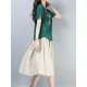 Casual Loose Embroidered O-Neck Short Sleeve Blouse for Women Casual Loose Embroidered O-Neck Short Sleeve Blouse for Women
