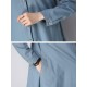 Casual Women Buttons Linen Cotton Solid Color Blouse