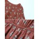 Casual Women Cotton Linen Floral Print High Low Hem Long Sleeve Blouse Casual Women Cotton Linen Floral Print High Low Hem Long Sleeve Blouse